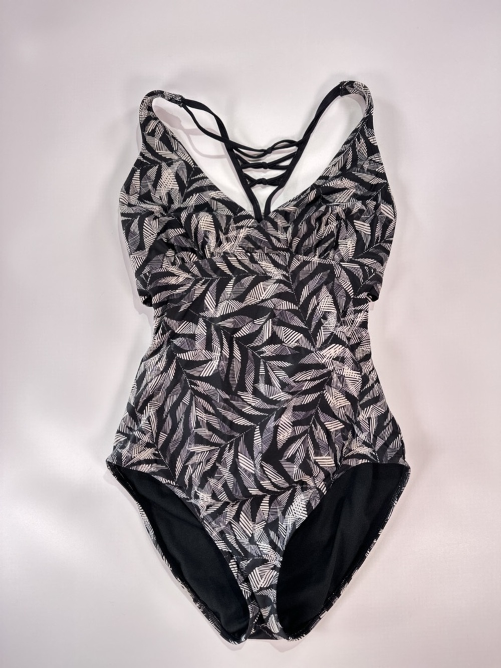 prAna Women’s Atalia One Piece Athletic Swimsuit Strappy Back L - Picture 2 of 13